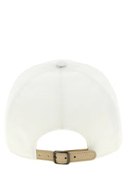 Brunello Cucinelli White Polyester Cap (Baseball Hat) - S