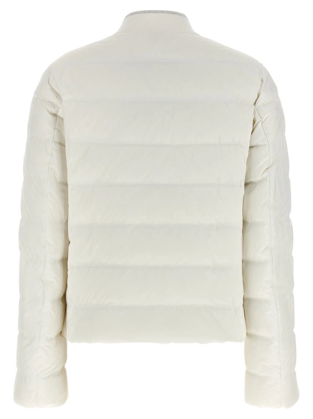 Brunello Cucinelli White Polyester Full-Length Jacket