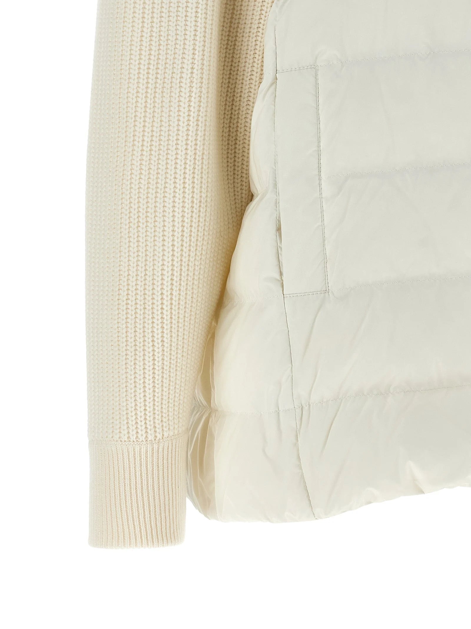 Brunello Cucinelli White Polyester Full-Length Jacket