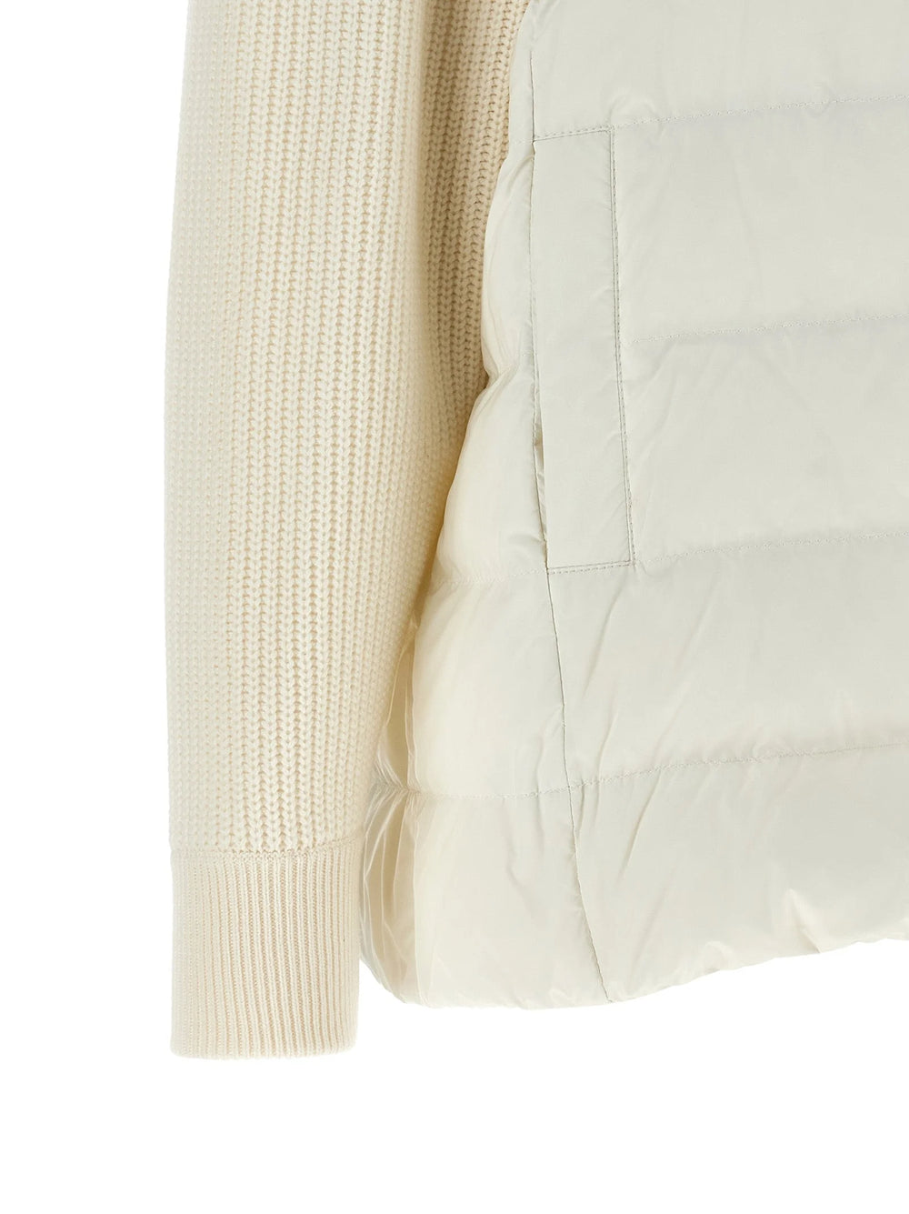 Brunello Cucinelli White Polyester Full-Length Jacket