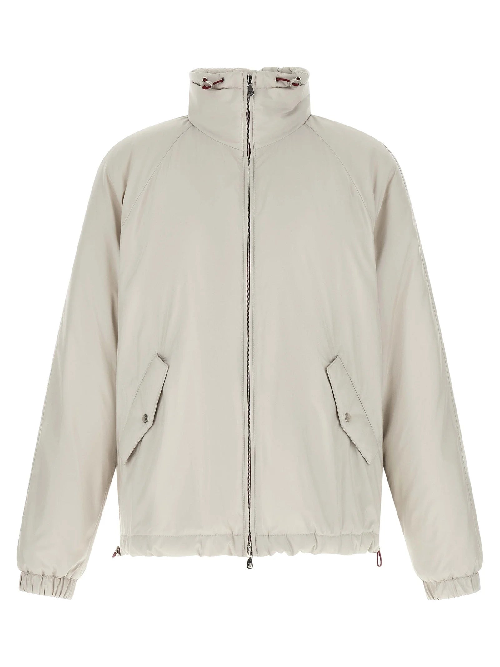 Brunello Cucinelli White Polyester Shell Jacket