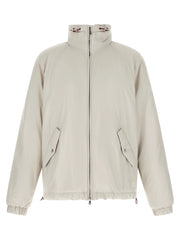 Brunello Cucinelli White Polyester Shell Jacket