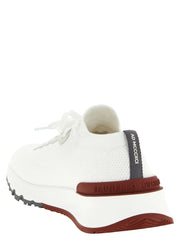 Brunello Cucinelli White Polyethylene Athletic Sneakers