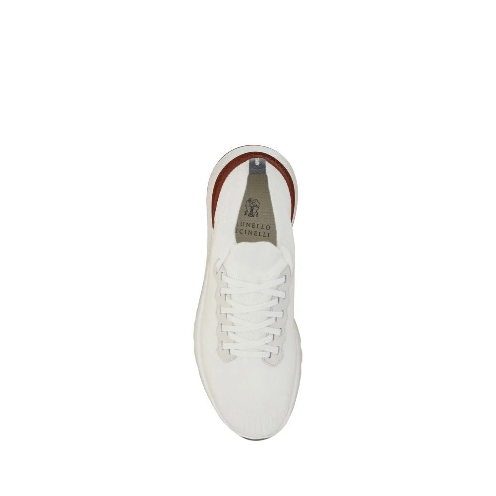 Brunello Cucinelli White Rubber Low Top Sneakers - EU45/US12