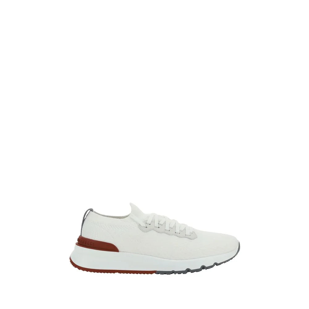Brunello Cucinelli White Rubber Low Top Sneakers - EU45/US12