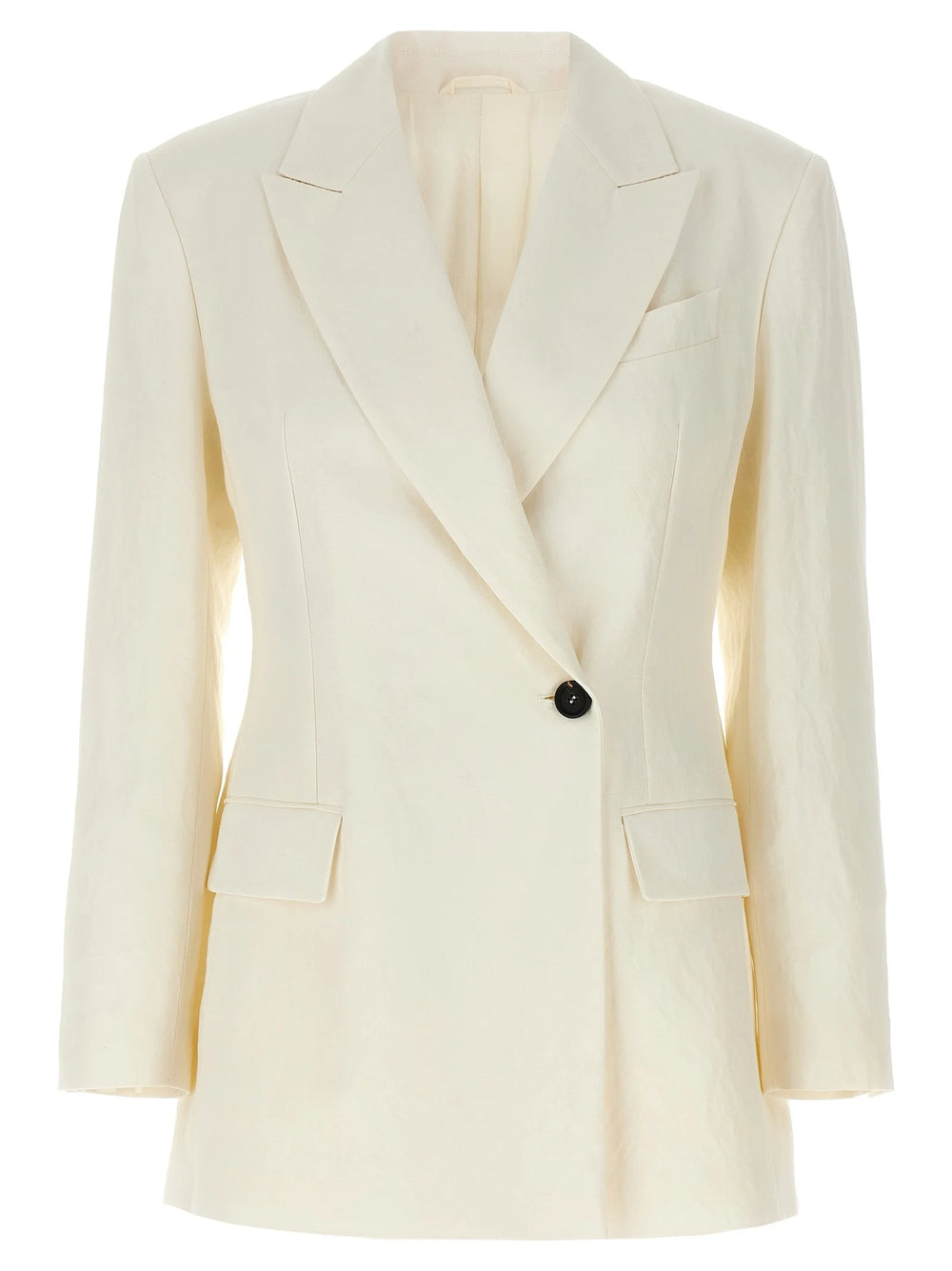 Brunello Cucinelli White Straw Blazer - IT40