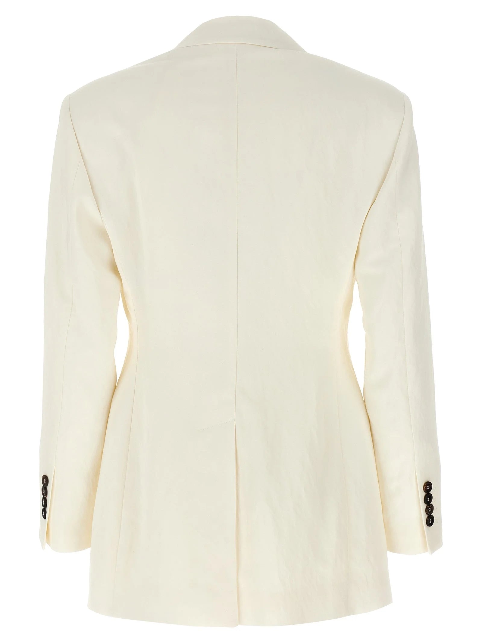 Brunello Cucinelli White Straw Blazer - IT40