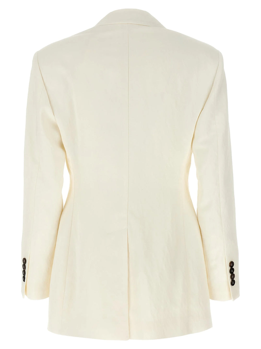 Brunello Cucinelli White Straw Blazer - IT40