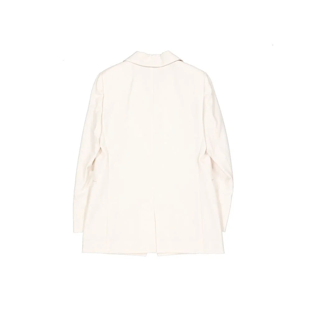 Brunello Cucinelli White Virgin Wool Blazer