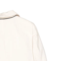 Brunello Cucinelli White Virgin Wool Blazer