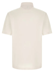 Brunello Cucinelli White Virgin Wool Polo Shirt - M