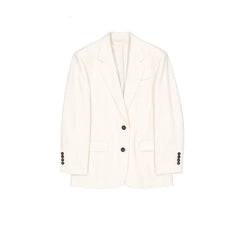 Brunello Cucinelli White Viscose Blazer