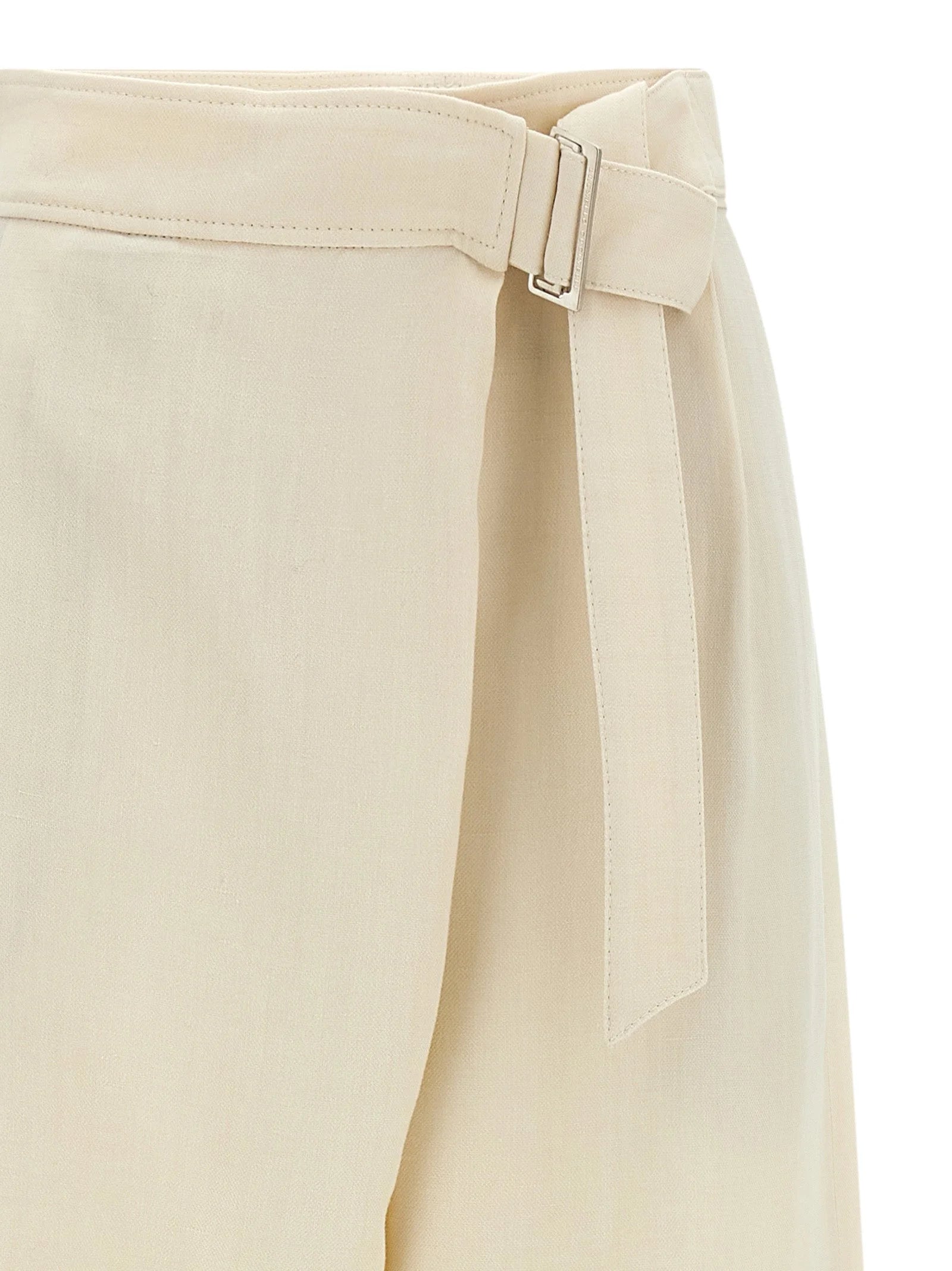 Brunello Cucinelli White Viscose Casual Pants - IT42