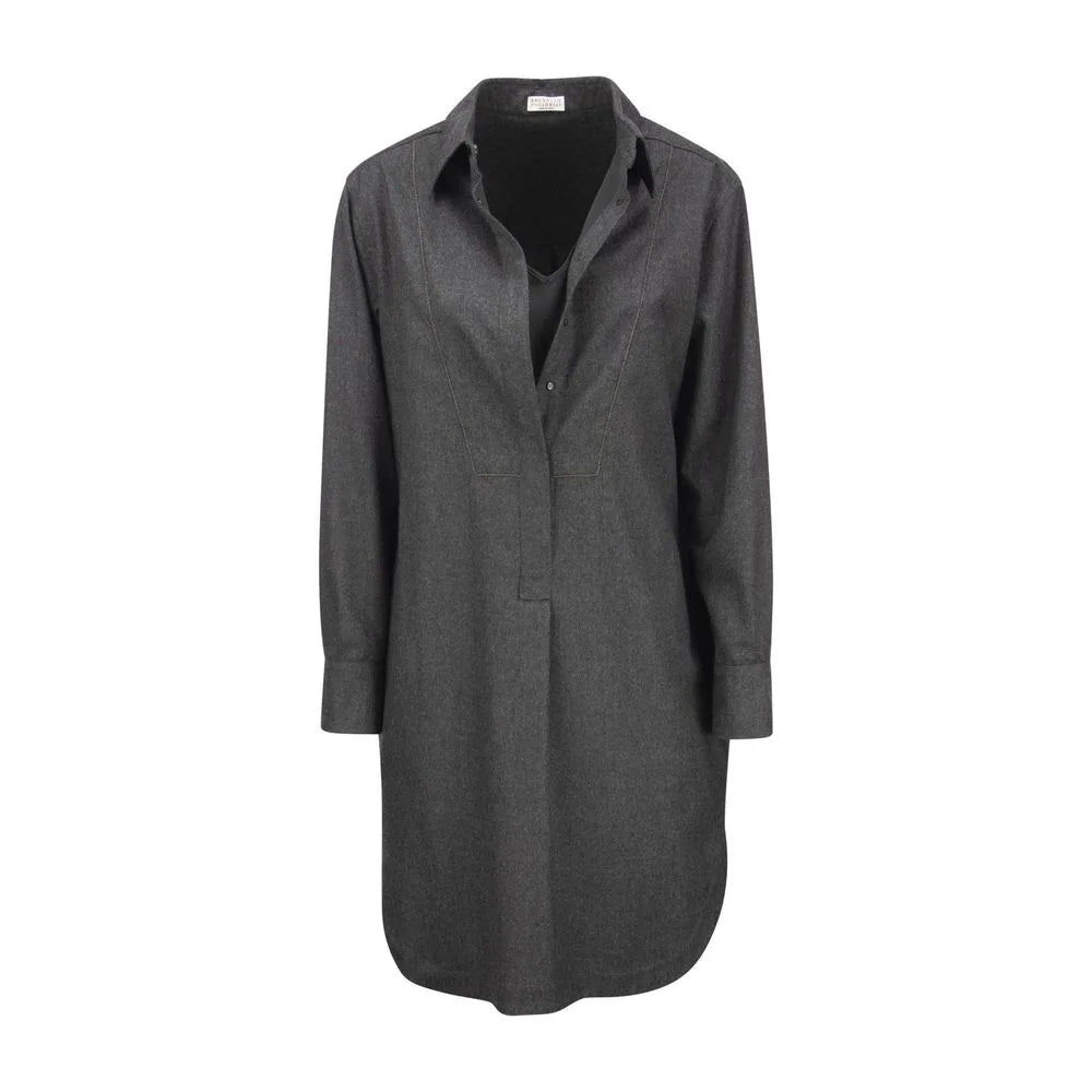 Brunello Cucinelli Wool Dress - Dresses