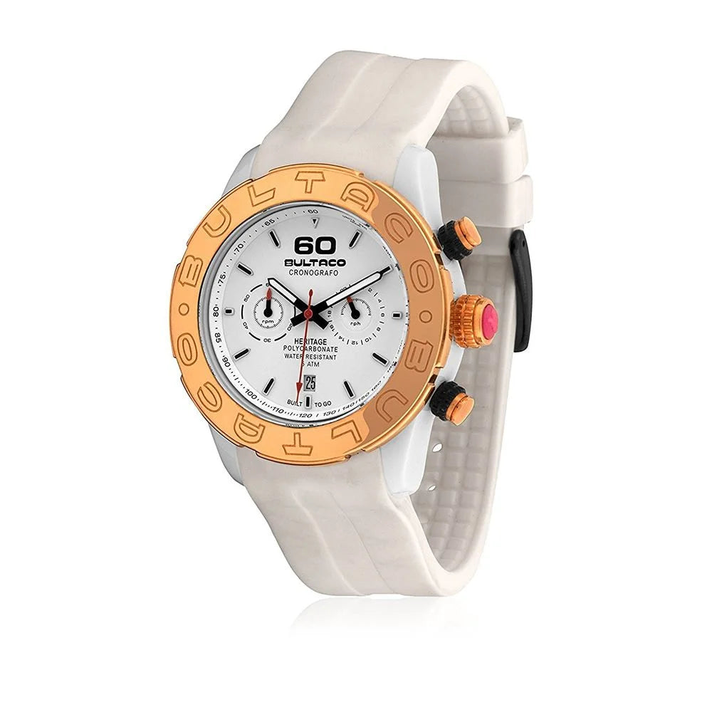 Bultaco White Rubber Watch - Watches