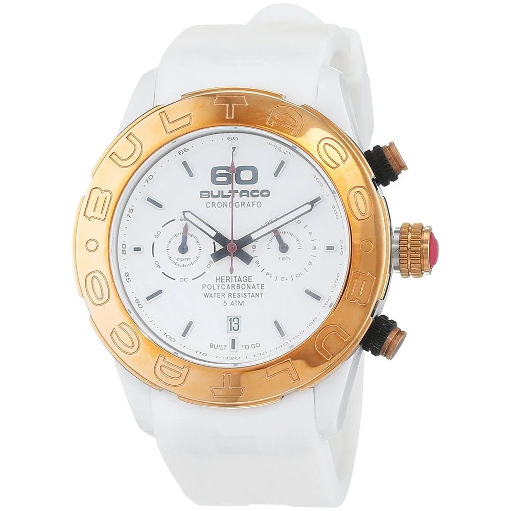 Bultaco White Rubber Watch - Watches