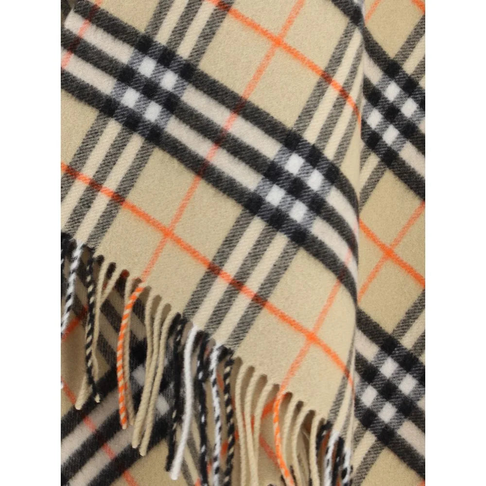 Burberry Archivio Check Cashmere Cape - One Size