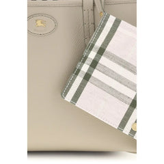 Burberry Beige Calf Leather Bos Taurus Shoulder Bag