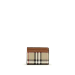 Burberry Beige Calf Leather Bos Taurus Wallet
