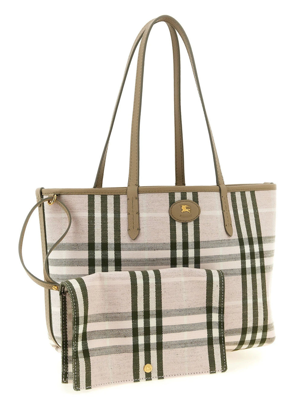 Burberry Beige Calfskin Tote Bag