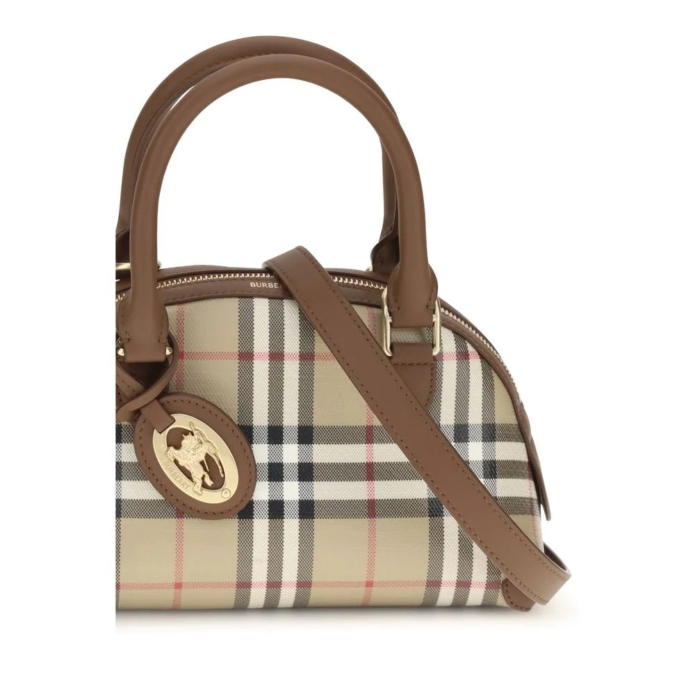 Bežová kabelka z plátna od Burberry
