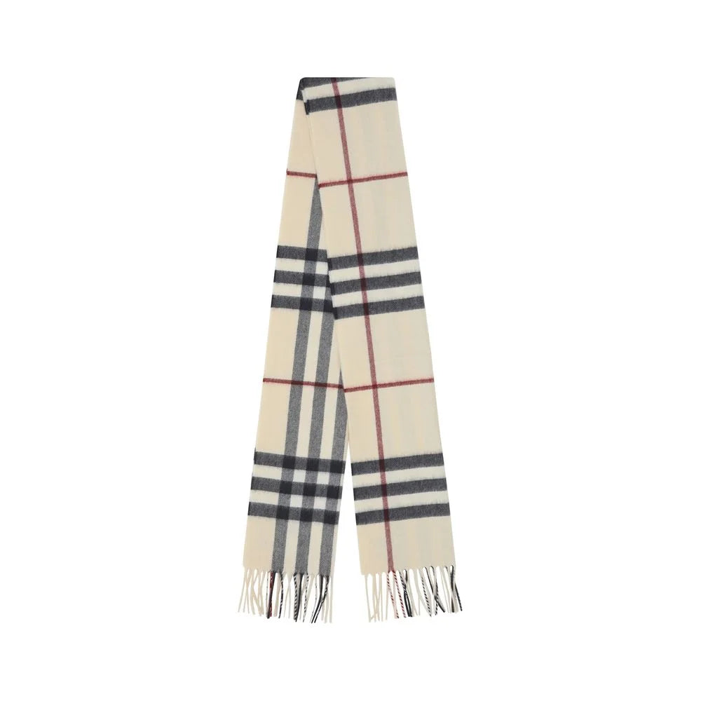 Burberry Beige Cashmere Scarf - Scarves & Shawls