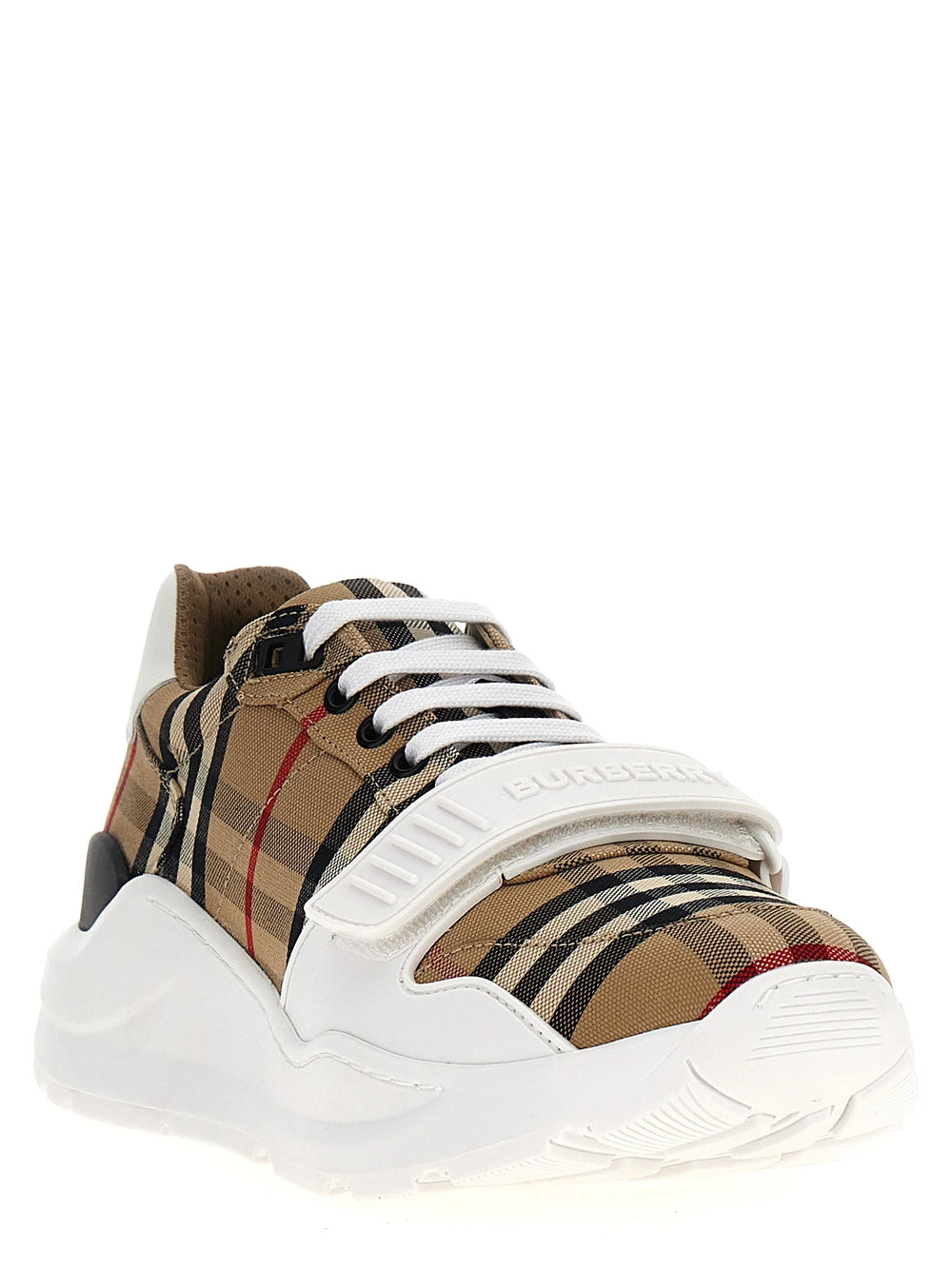 Burberry Bézs Pamut Sportcipő