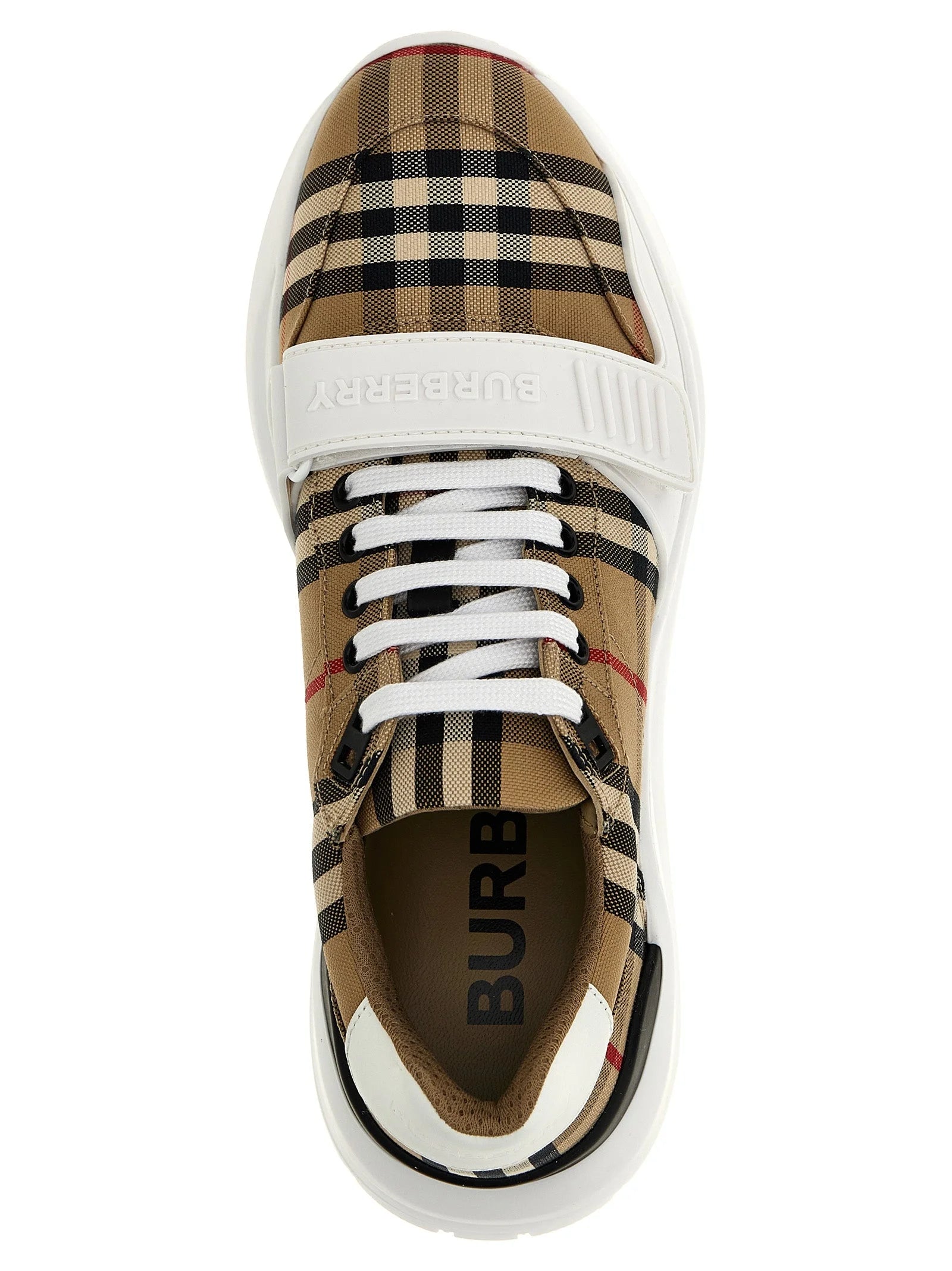 Burberry Bézs Pamut Sportcipő