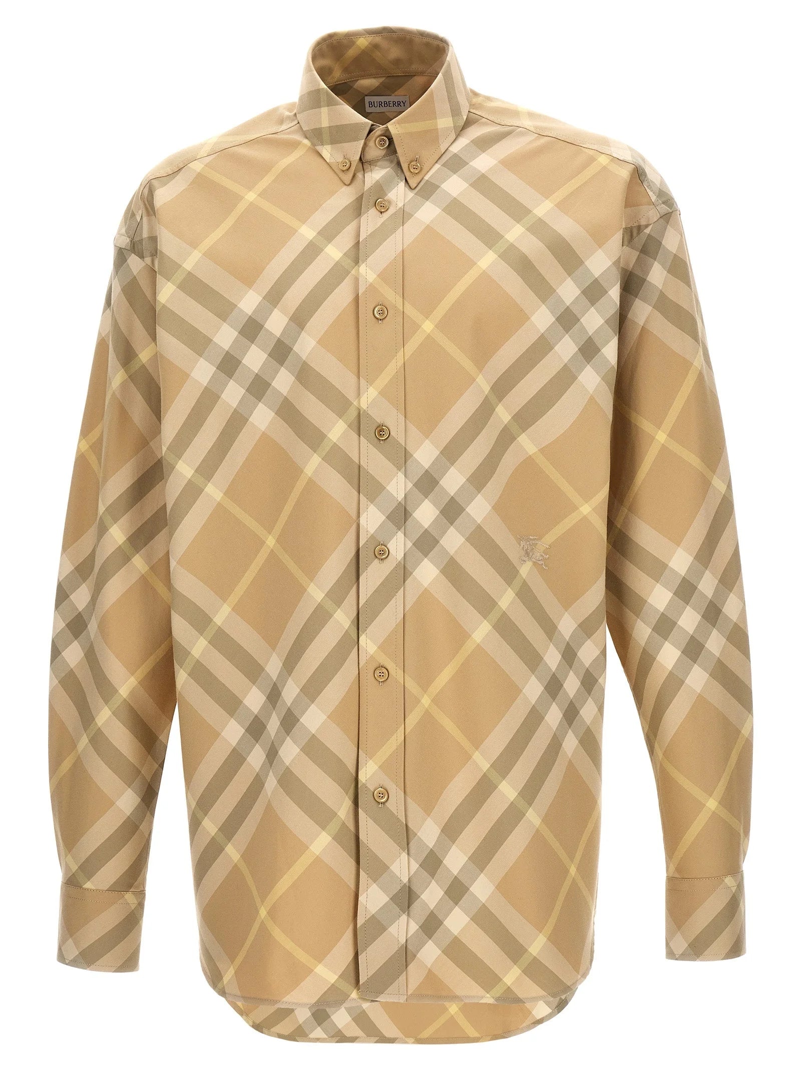 Burberry Beige Cotton Blouse - XL