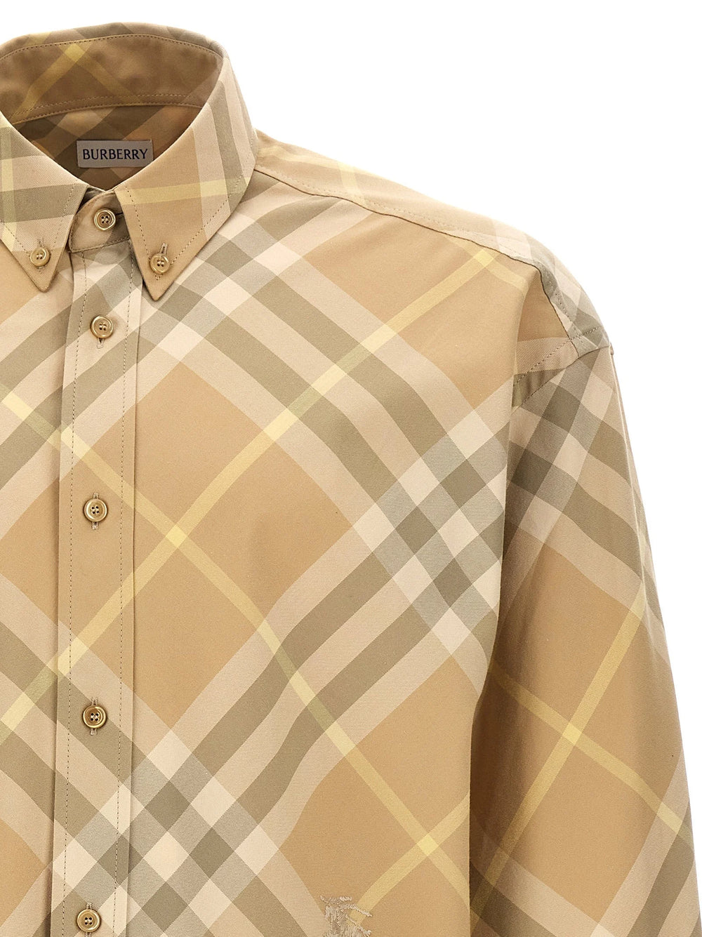 Burberry Beige Cotton Blouse - XL
