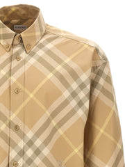 Burberry Beige Cotton Blouse - XL