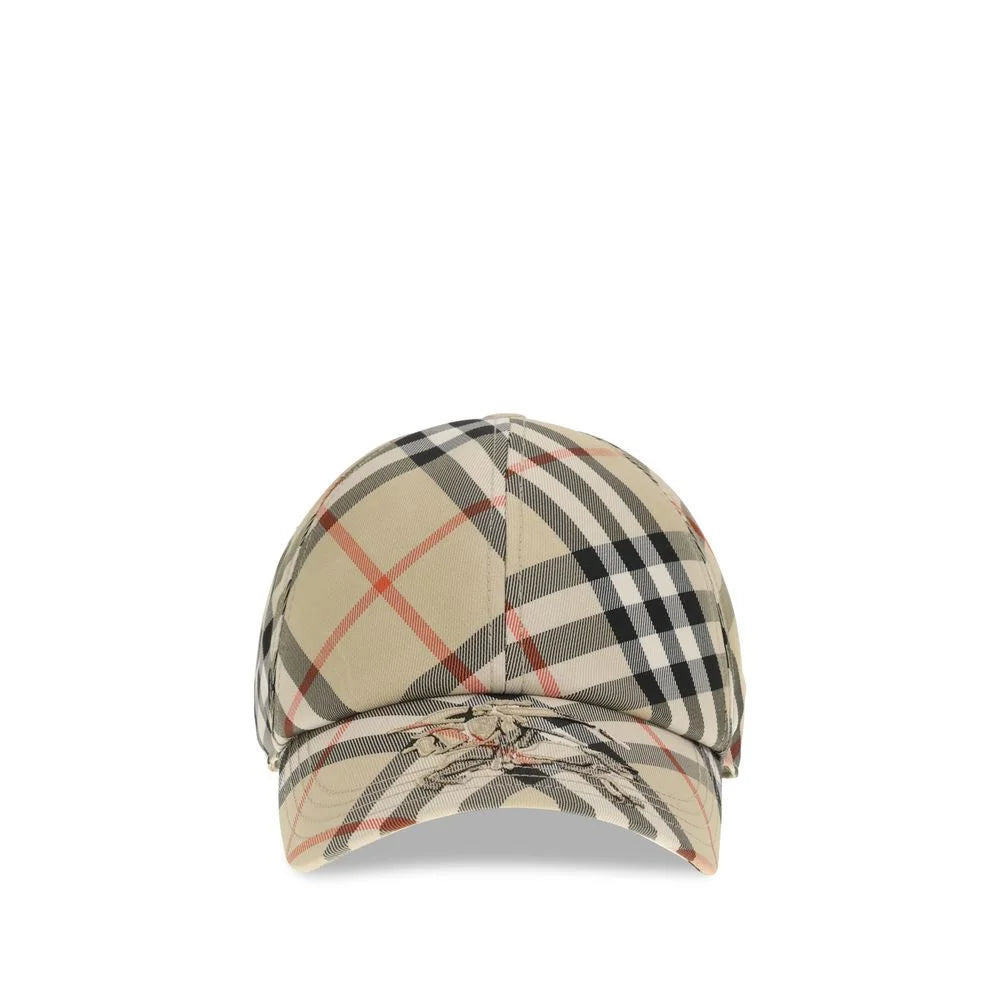 Burberry Beige Cotton Cap (Baseball Hat) - S