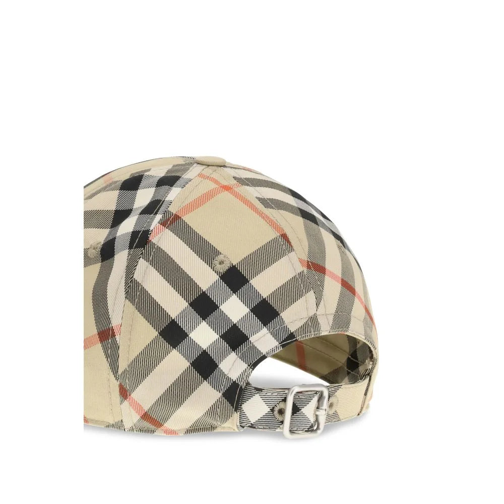 Burberry Beige Cotton Cap (Baseball Hat) - S