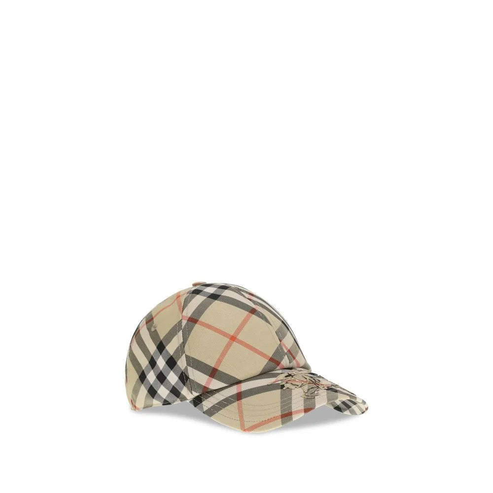 Burberry Beige Cotton Cap (Baseball Hat) - S