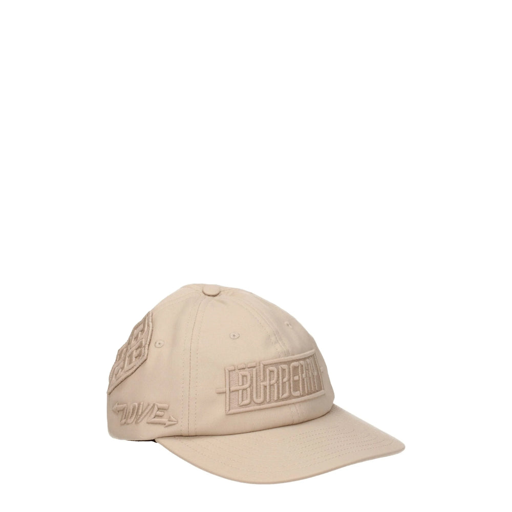 Burberry Beige Cotton Caps (Baseball Hat) - M