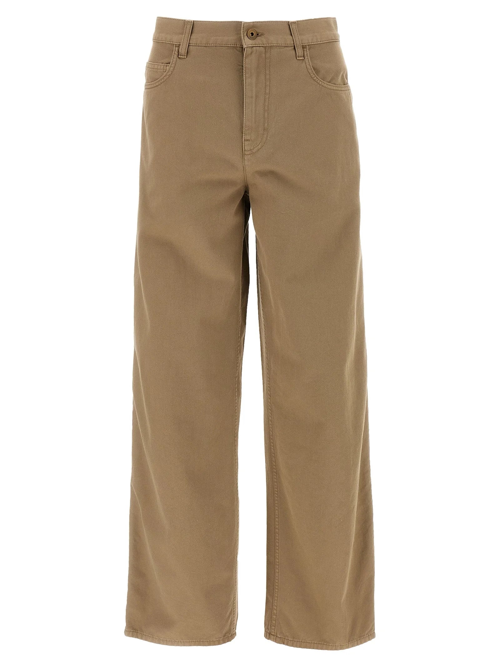 Burberry Beige Cotton Casual Pants
