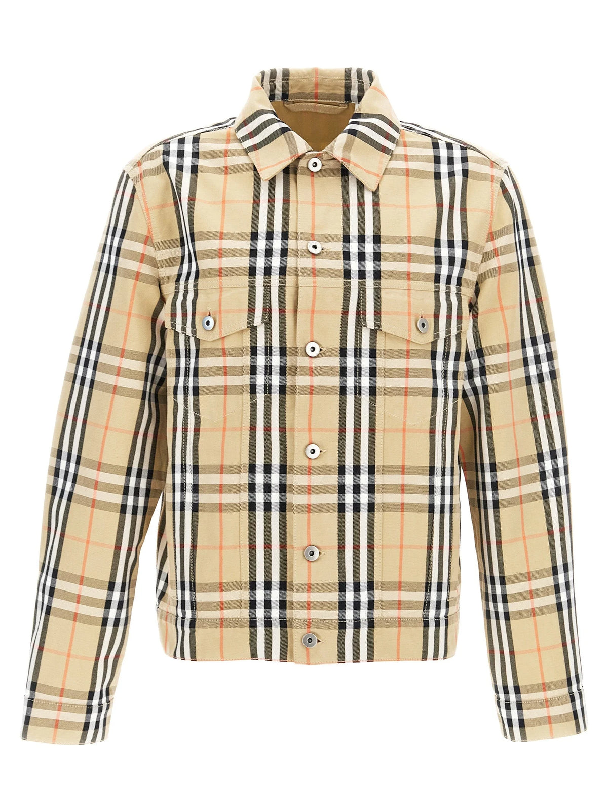 Burberry Beige Cotton Full-Length Jacket - IT50 | L