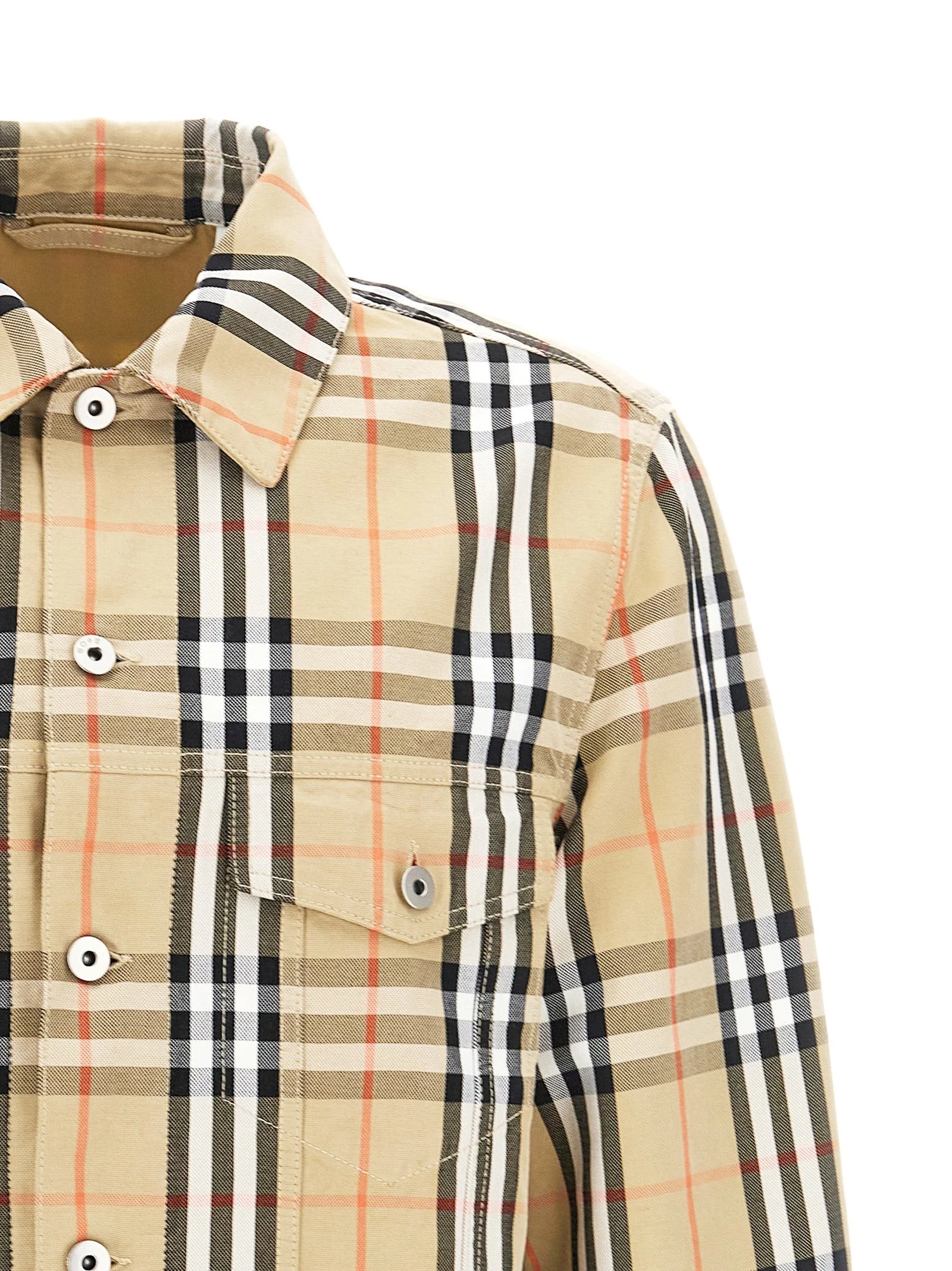 Burberry Beige Cotton Full-Length Jacket - IT50 | L