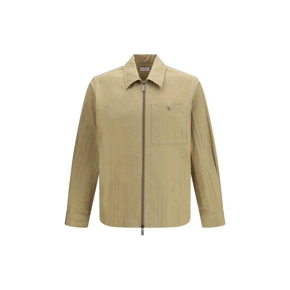 Burberry Beige Cotton Jackets And Coat - S