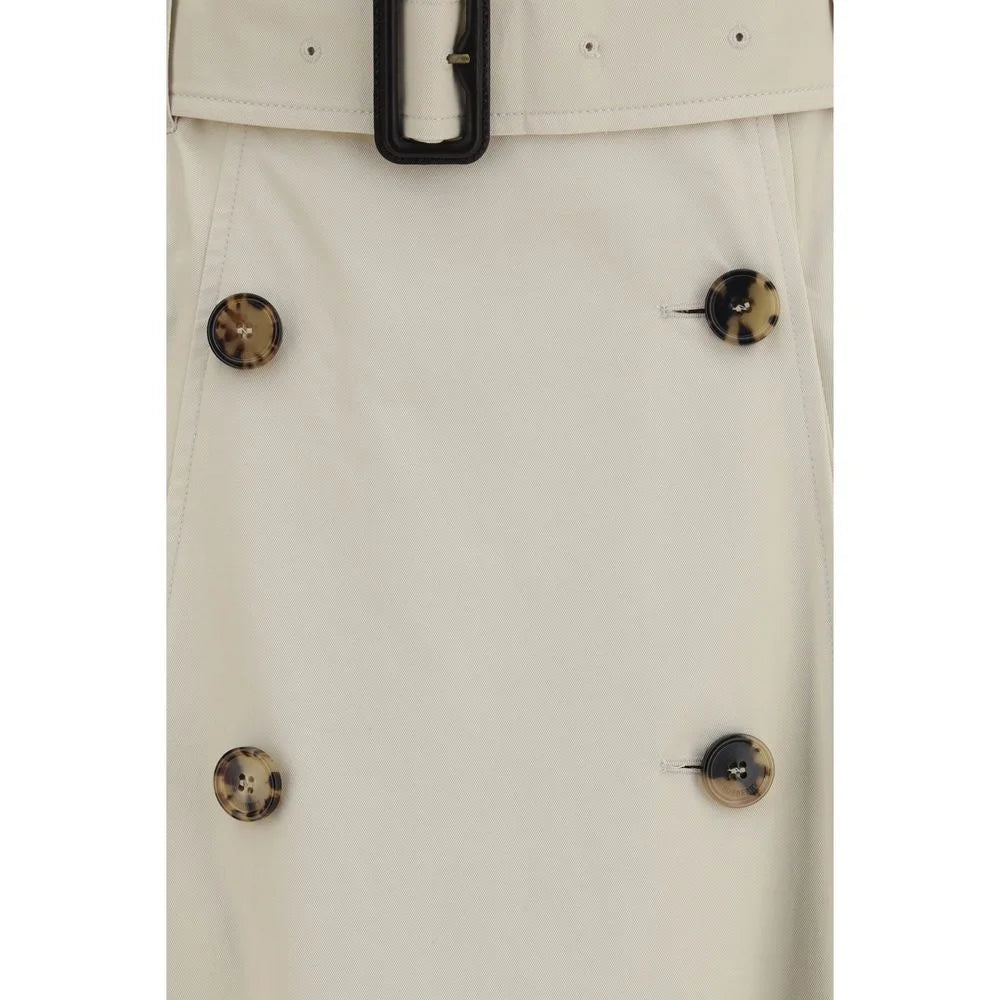 Burberry beige puuvillamidihelma - 8