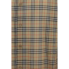 Burberry Beige Cotton Pattern Shirt - XL