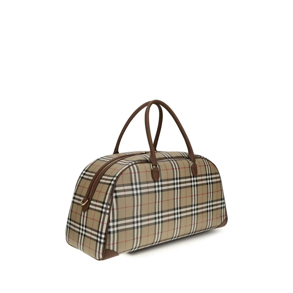 Burberry Beige Cotton Shoulder Bag