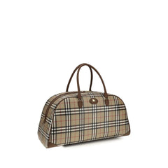 Kabelka cez rameno Burberry z bezovej bavlneny
