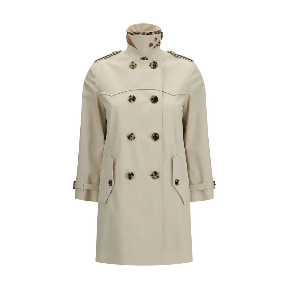 Burberry Beige Cotton Trench Coat - 10