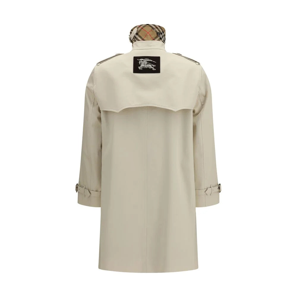 Burberry Beige Cotton Trench Coat - 10