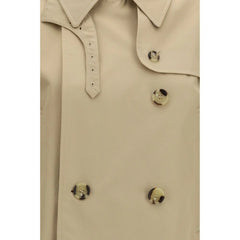 Burberry Beige Cotton Trench Coat - 8