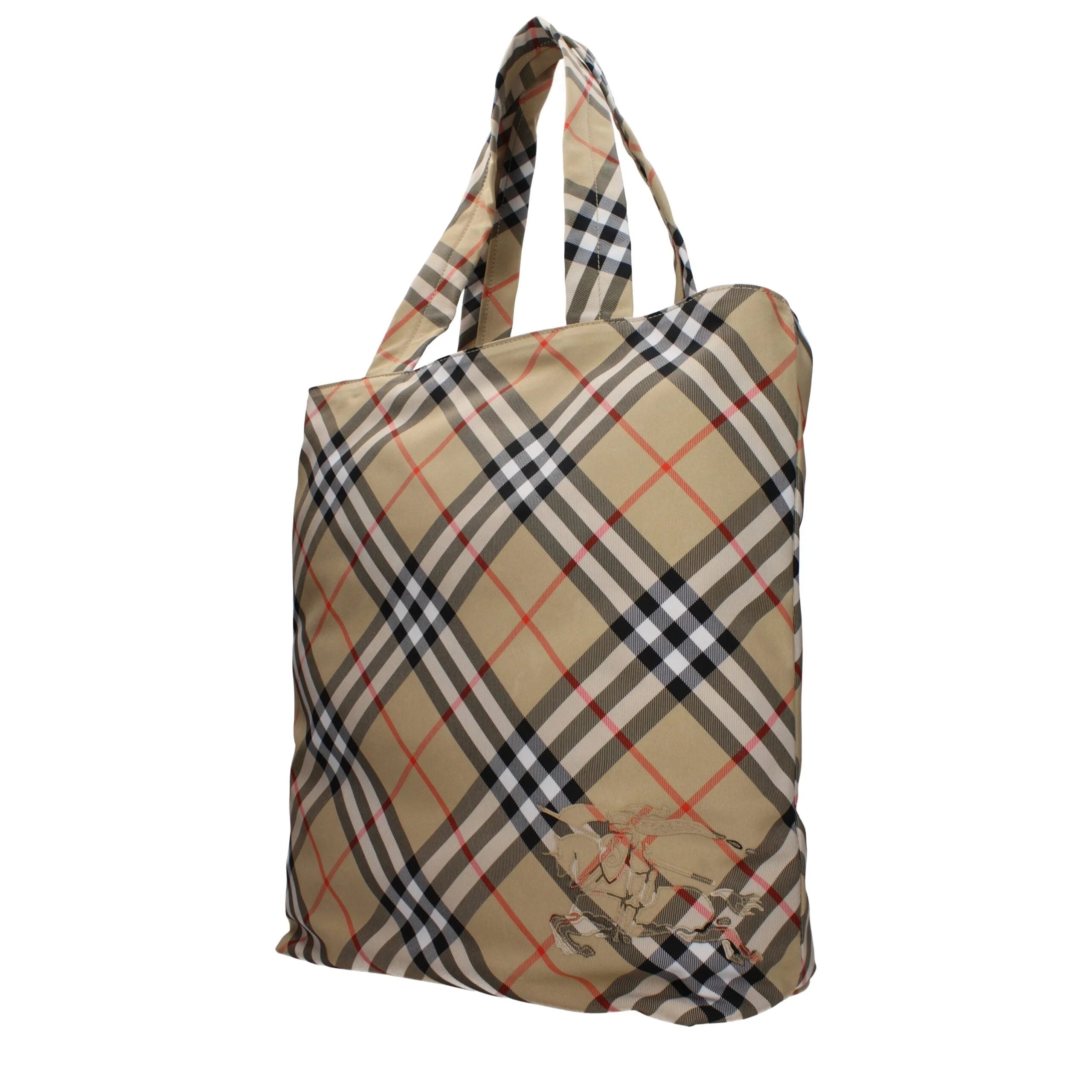 Burberry Beige Fabric Shoulder Bags