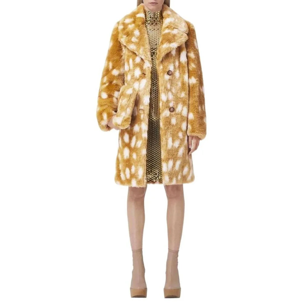 Burberry Beige Lambskin Coat - 36