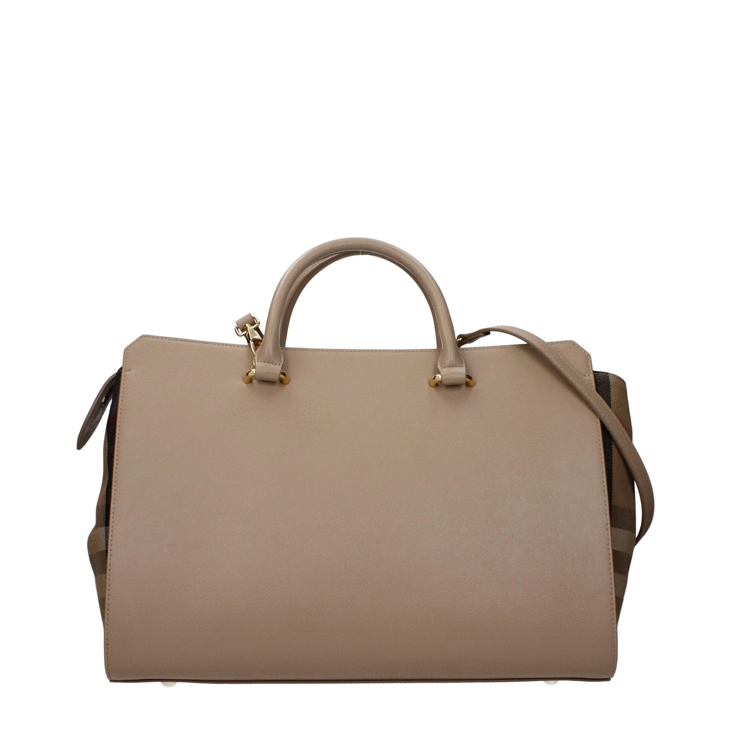 Burberry Beige Leather Handbags