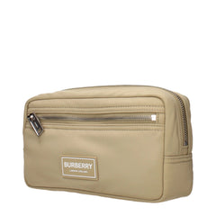 Burberry Beige Nylon Clutch Bag